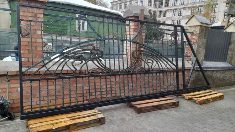 Ворота из профнастила Звенигород